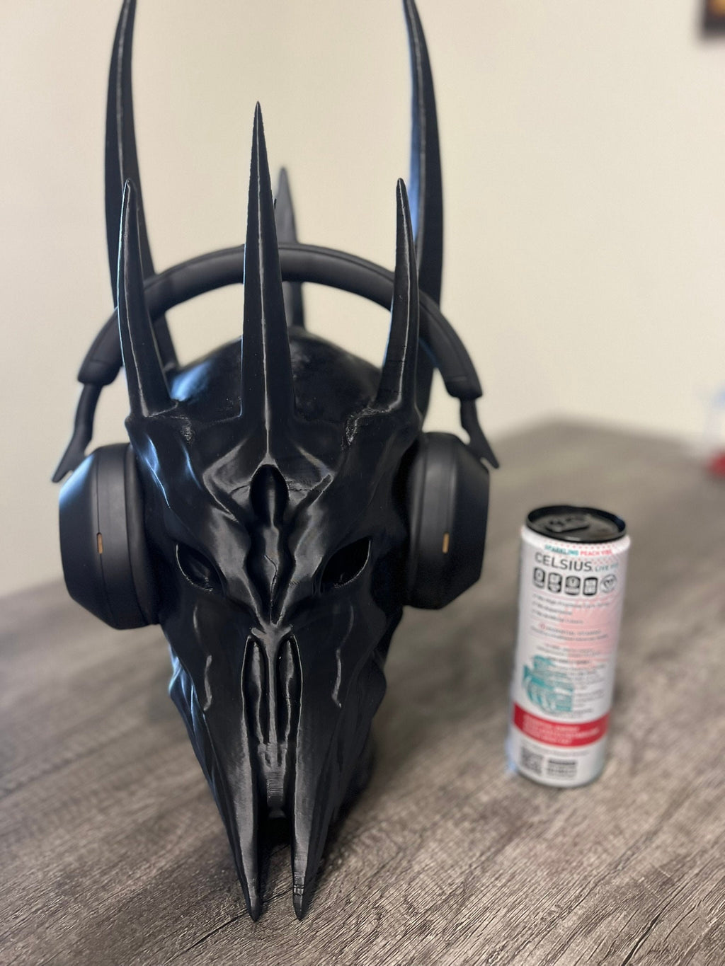 Sauron Headphone Stand: Lord of the Rings Desk Decor (16 Inches Tall)