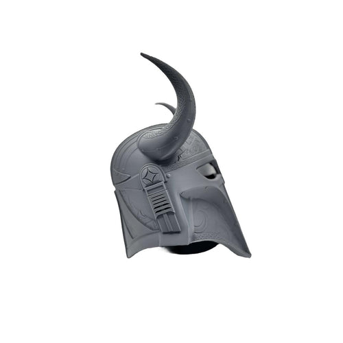 Custom Mandalorian Armorer Blacksmith Horned Helmet