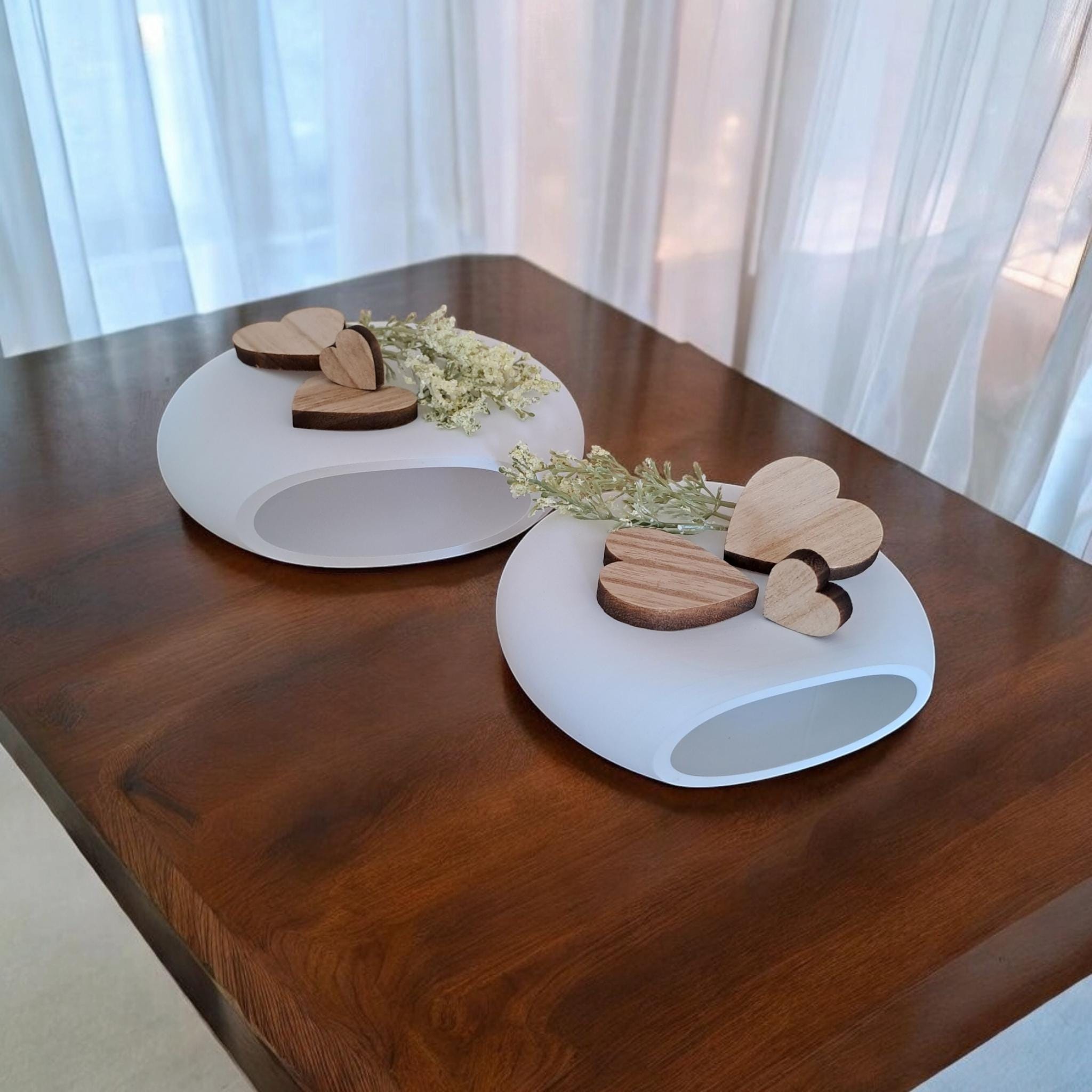 River Stones – Design Trays Inspired by Nature For Desk Organizing Minimalist Decor 2 Pcs