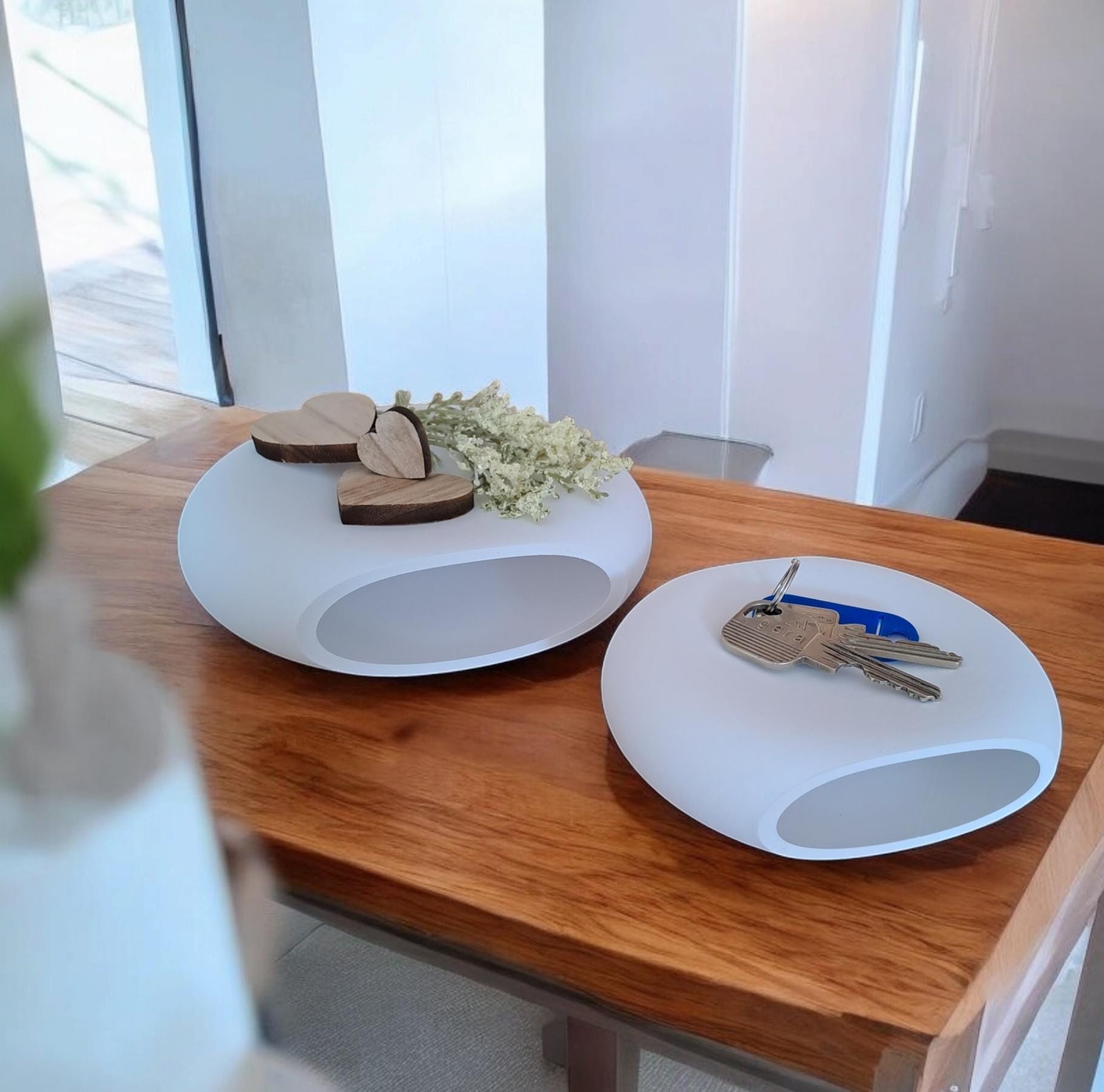 River Stones – Design Trays Inspired by Nature For Desk Organizing Minimalist Decor 2 Pcs