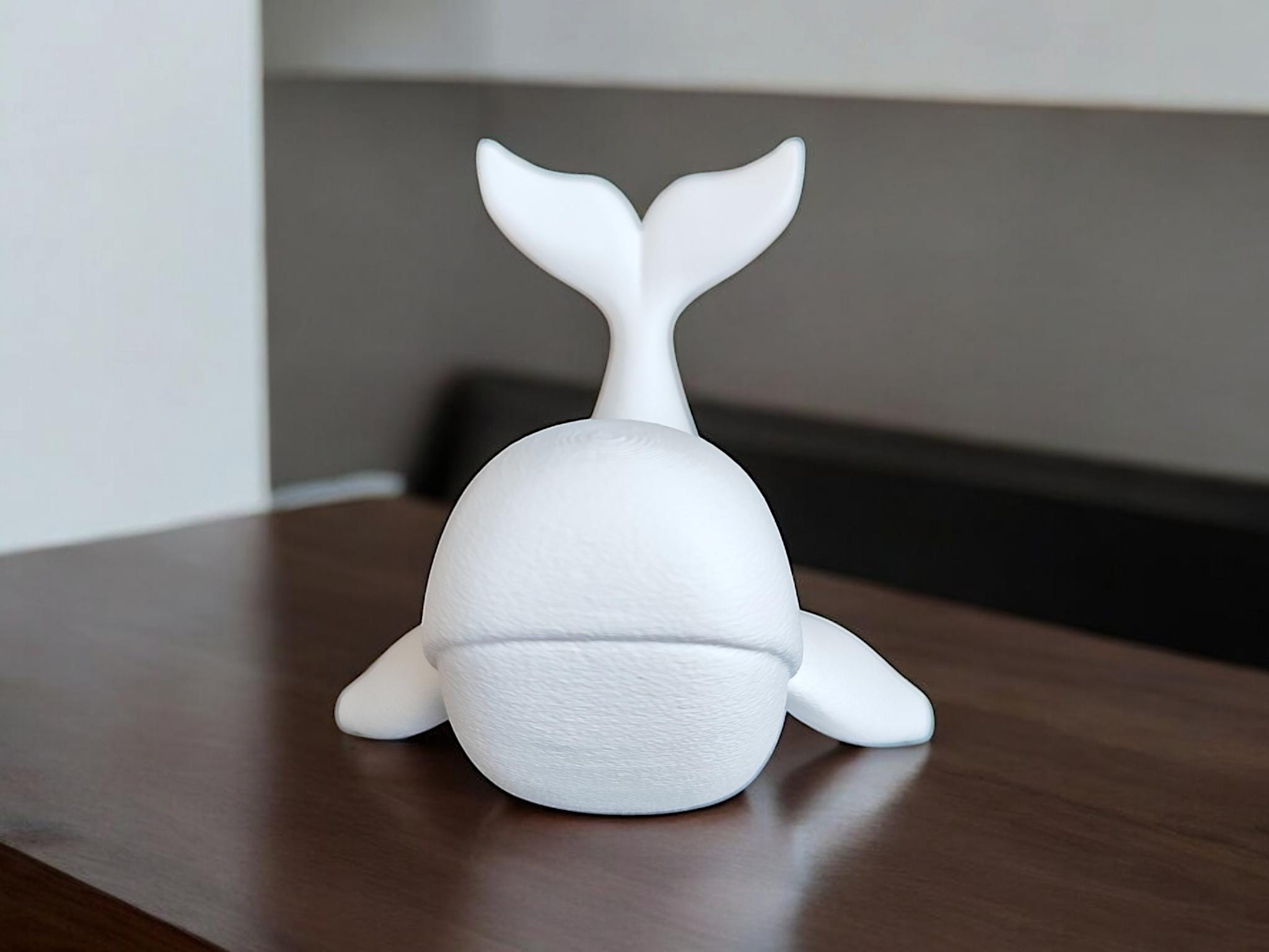 Elegant Whale Sculpture - Nature In Motion -- Mega Size! 12 In (30.5cm) Long!