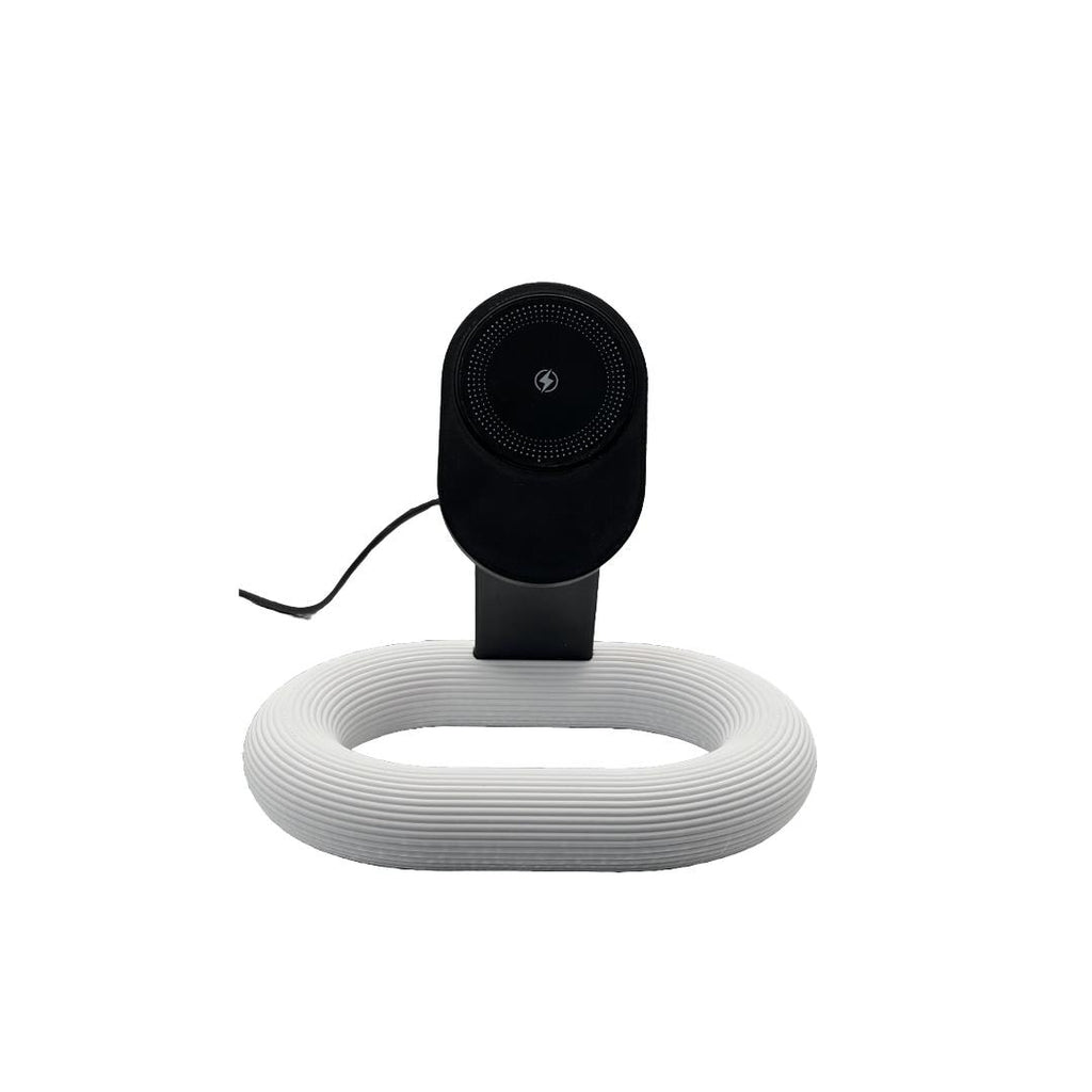 Modern MagSafe Phone Stand Charger: PET-G Aura Desk Stand
