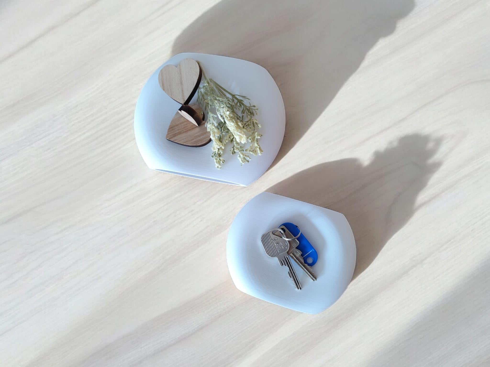 River Stones – Design Trays Inspired by Nature For Desk Organizing Minimalist Decor 2 Pcs