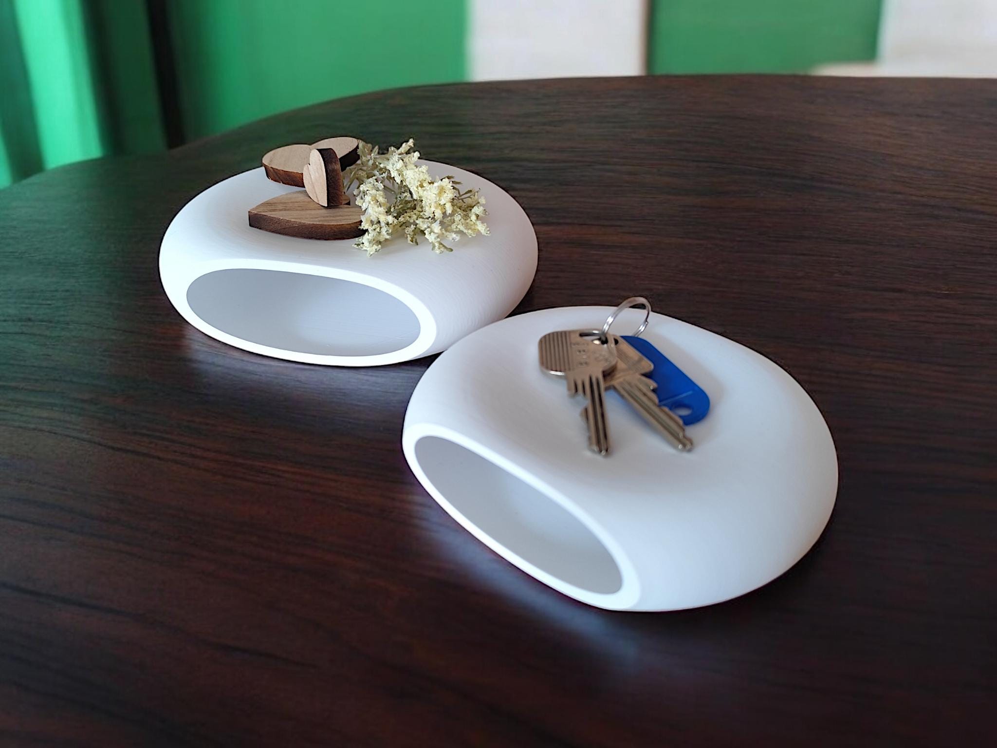 River Stones – Design Trays Inspired by Nature For Desk Organizing Minimalist Decor 2 Pcs