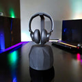 TheRock – A Headphone Stand that's Low-Poly, High-Style, and Built Like a Tank Headphone Holder by DeltaPrints