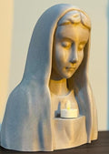 Virgin Mary Praying Statue Rosary Holder  for Prayer Corner or Interior Decor
