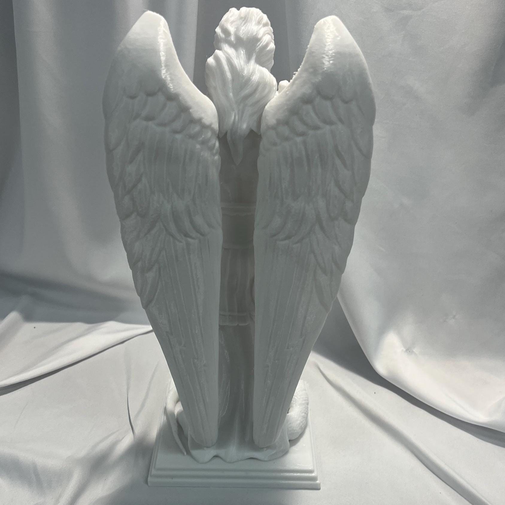 Large St. Michael Archangel Statue: 16" PETG, UV Resistant