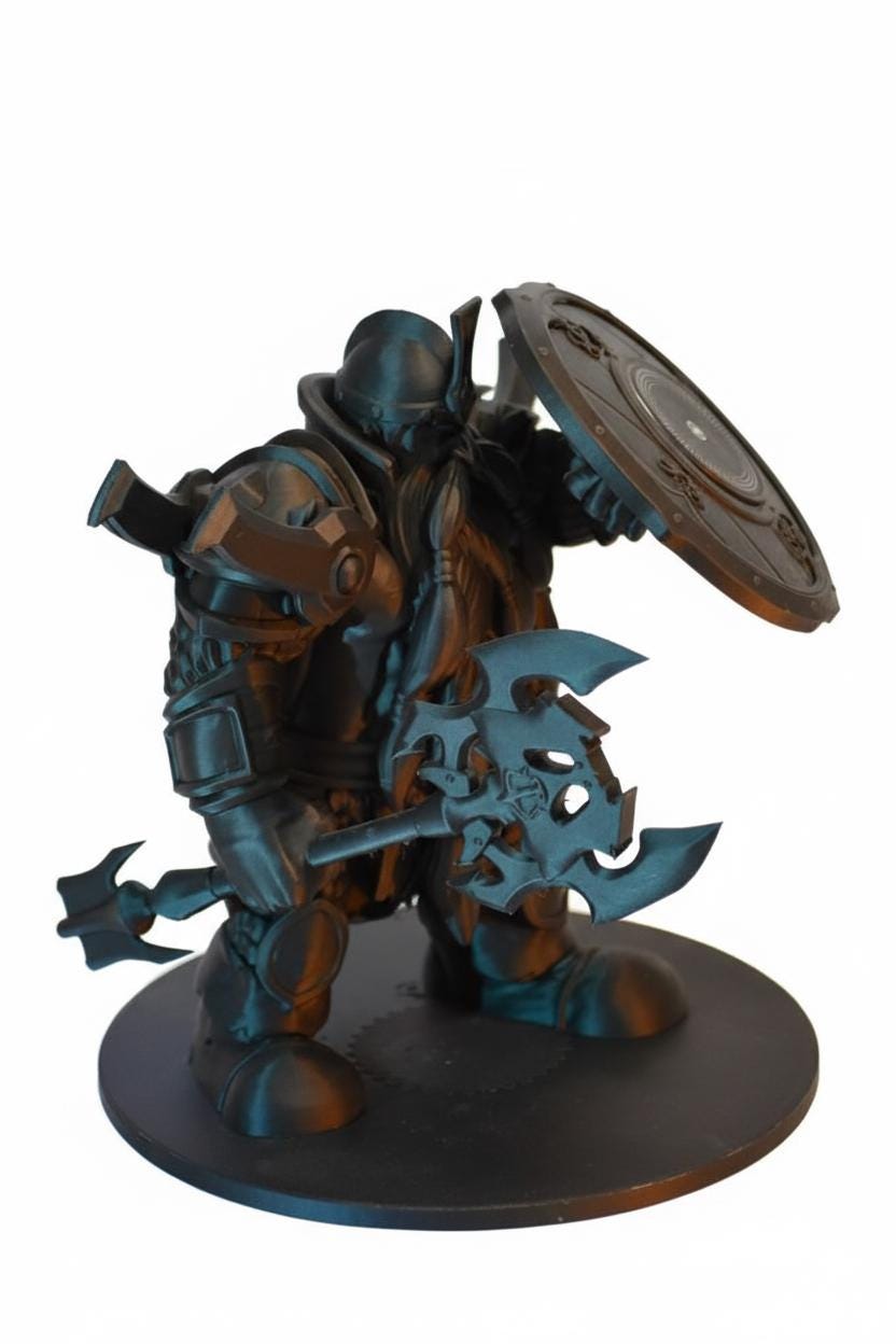 Dwarven Defender MagSafe Charger Stand: 3D Printed And Lord of the Rings Inspired Functional Decor