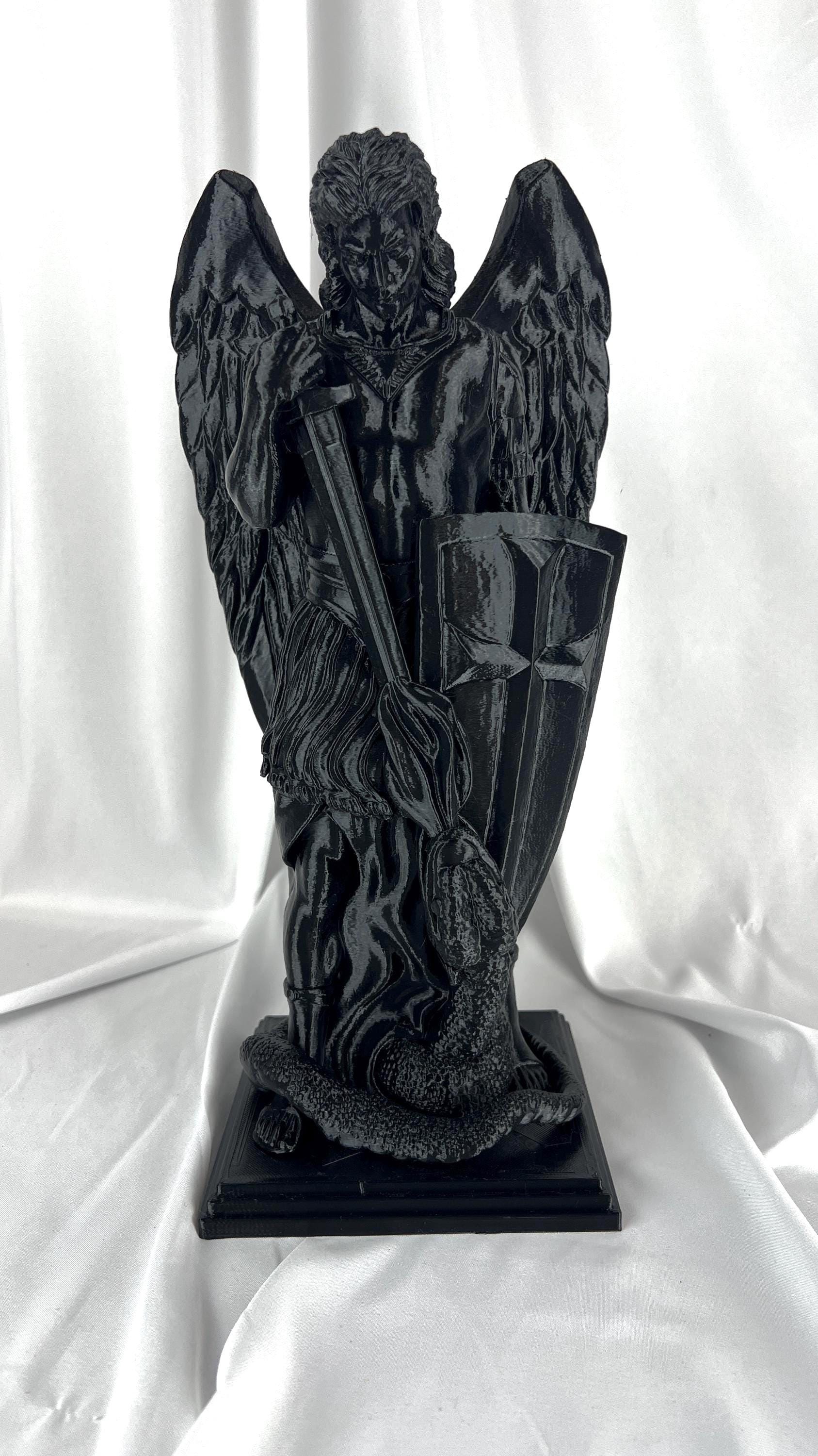 Large St. Michael Archangel Statue: 16" PETG, UV Resistant