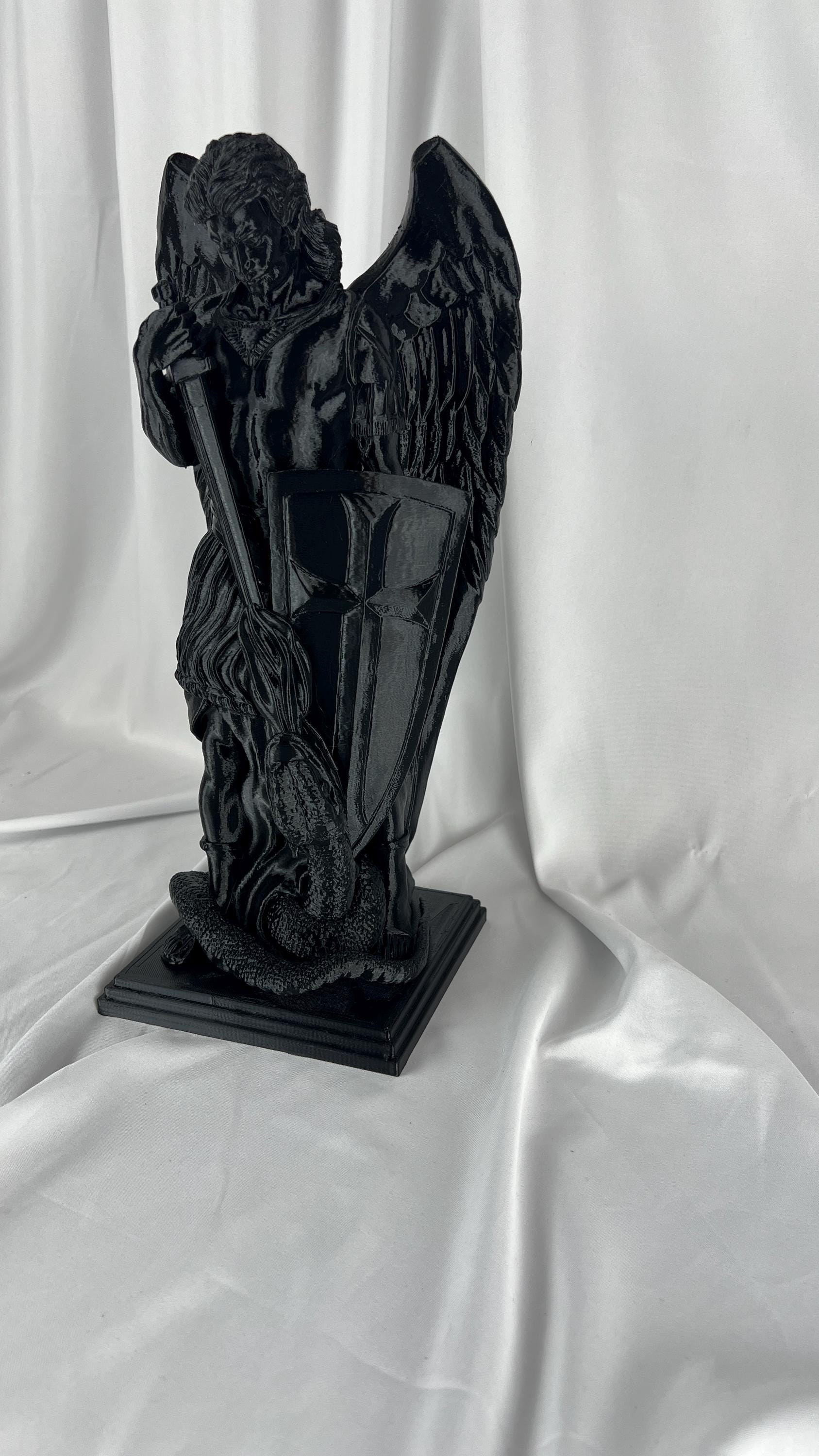 Large St. Michael Archangel Statue: 16" PETG, UV Resistant