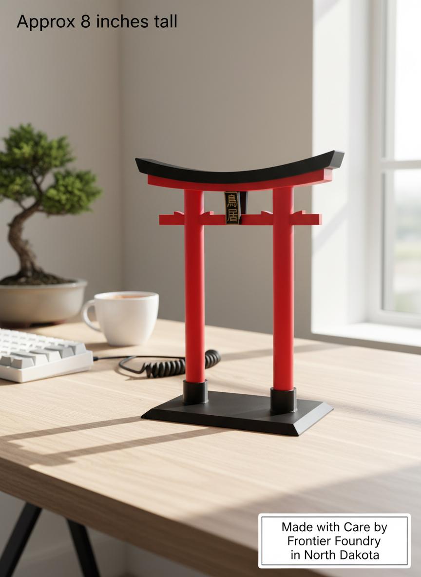 Torii Gate Headset Stand: Japanese-Inspired 3D Printed Gaming Accessory