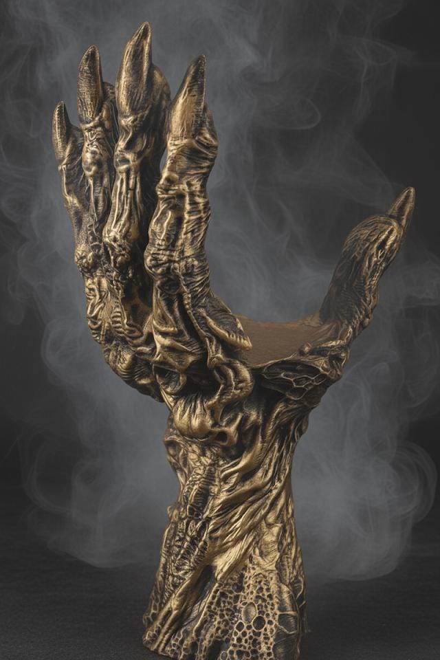 Dark Academia Decor, Witchy Book Stand, Booktok Gift, Gothic Home Decor
