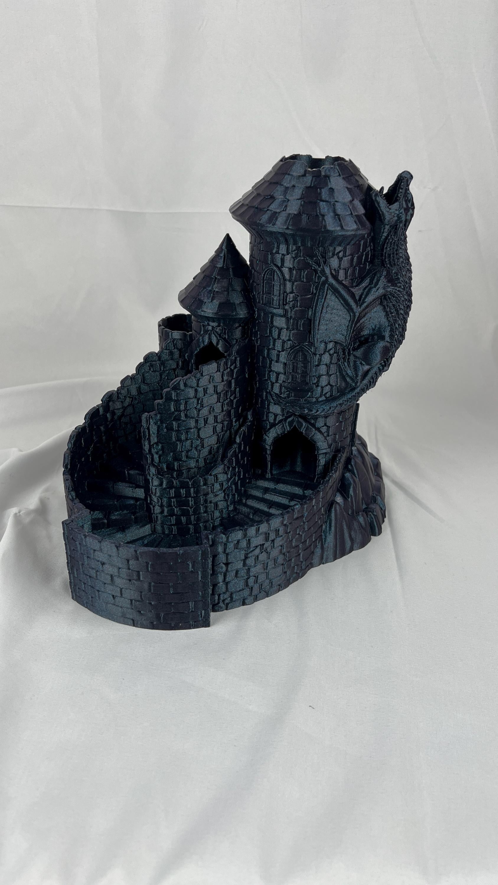 The Dragon's Keep | 3D Printed Dice Tower for DnD | Gift for Dungeon Master