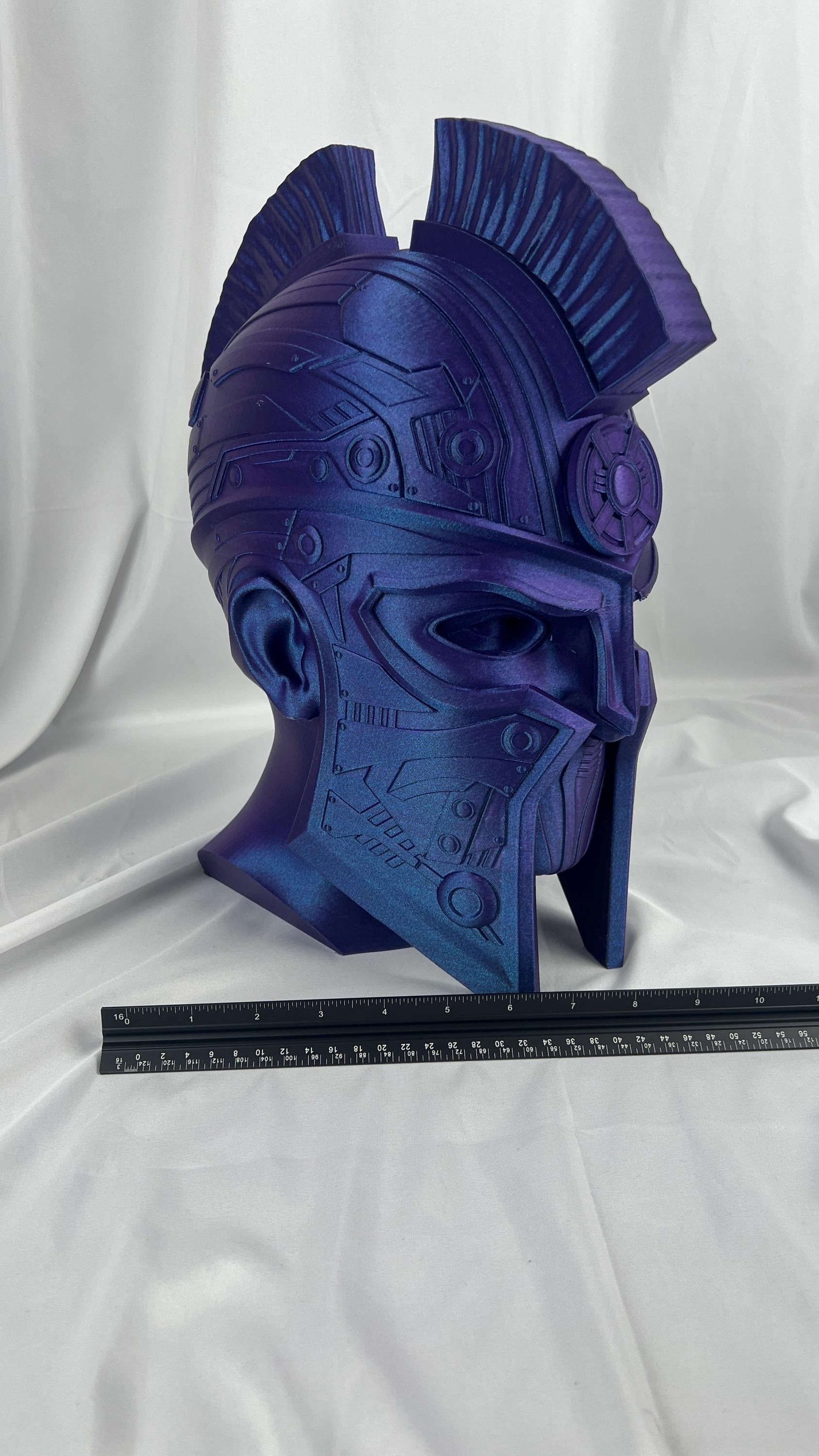 Cyberspartan Headphone Stand: 14" 3D Printed Gamer Headset Holder