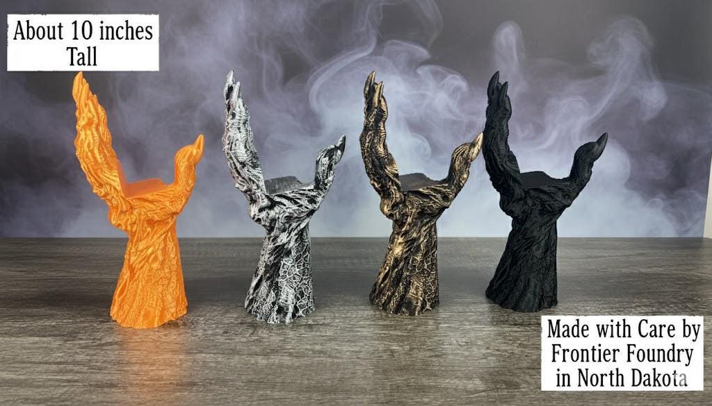 Dark Academia Decor, Witchy Book Stand, Booktok Gift, Gothic Home Decor