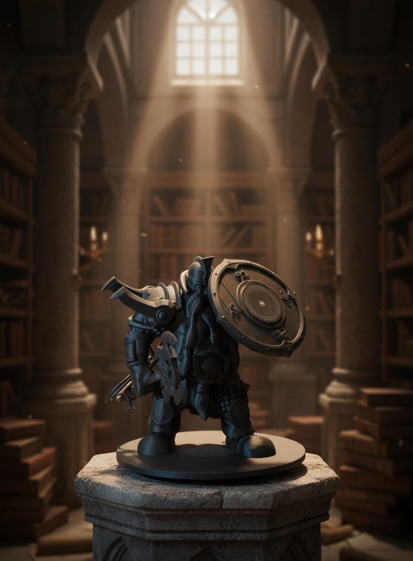 Dwarven Defender MagSafe Charger Stand: 3D Printed And Lord of the Rings Inspired Functional Decor