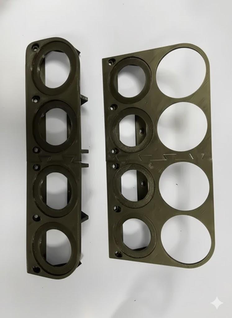 Spray Paint Can Organizer and Storage Solution - 4 Can Per Rack, Unlimited Options!