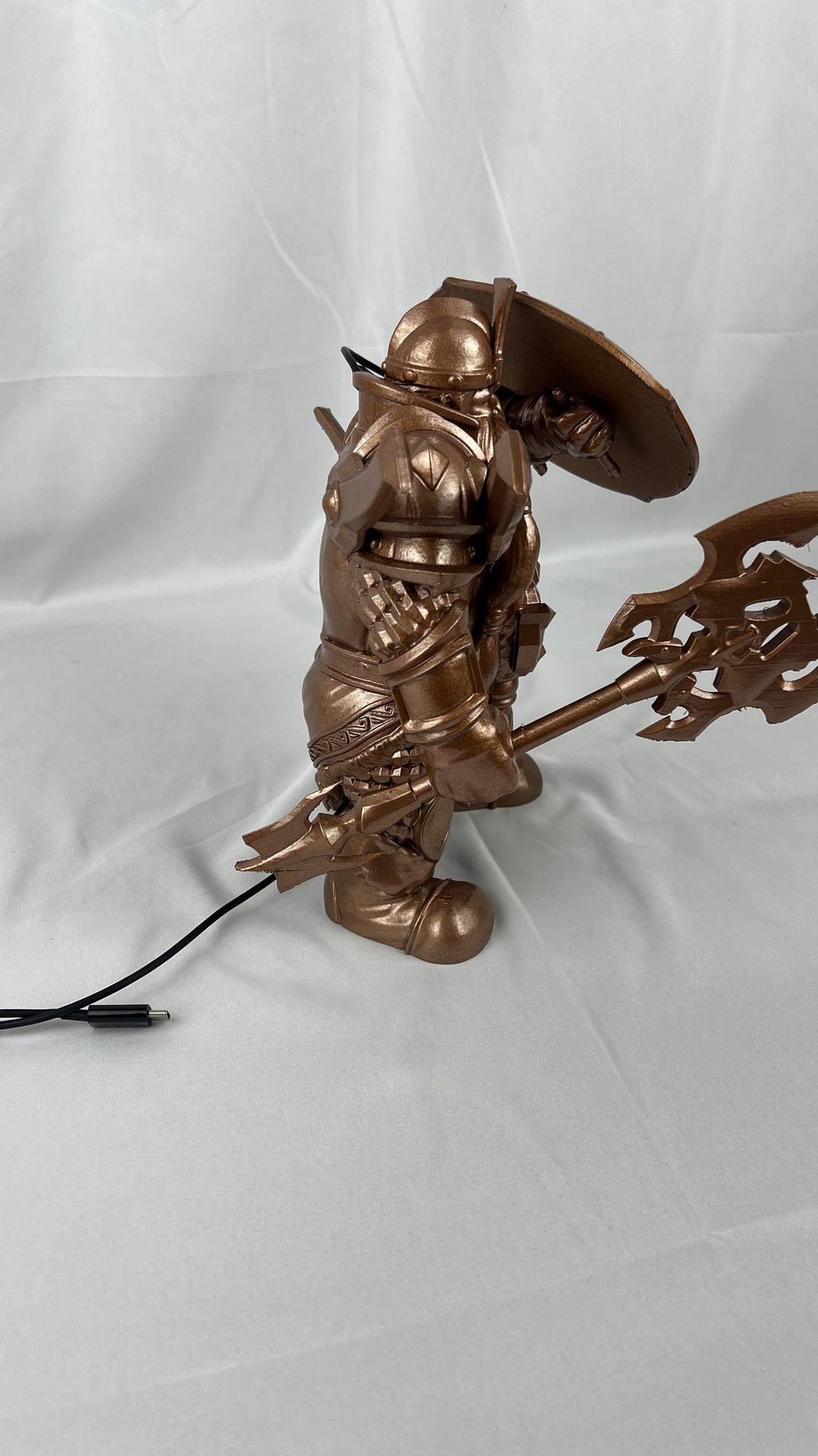 Dwarven Defender MagSafe Charger Stand: 3D Printed And Lord of the Rings Inspired Functional Decor
